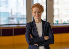 Portrait photograph of Dr Christine Bunte