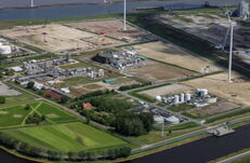 Luftaufnahme des Chemieparks Delfzijl in den Niederlanden, wo auch die neue Anlage von BioBTX entstehen soll.