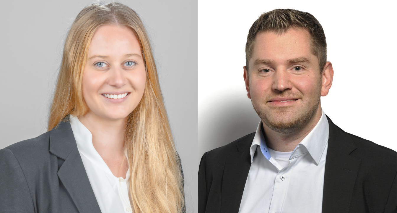 Hanna Feuser (links) und Thies Falko Pithan (rechts)